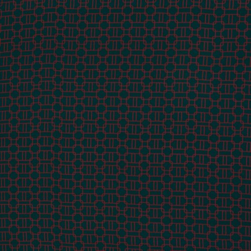 Preview: Viskose - Chain Twist - petrol/burgundy - Geoluxe by Ki-ba-doo - Swafing