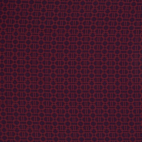 Viskose - Chain Twist - aubergine/burgundy - Geoluxe by Ki-ba-doo - Swafing