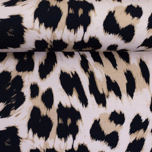 French Terry - Plain Leo - camel - Geoluxe by Ki-ba-doo - Swafing