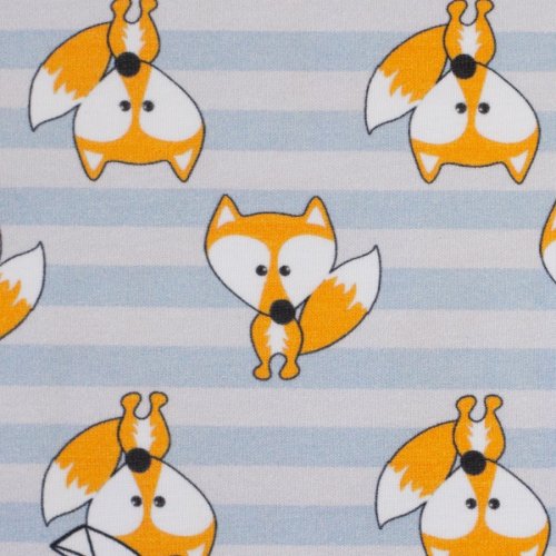 Preview: Jersey - Lovely Favs - hellblau/grau - by Cherry Picking - Swafing