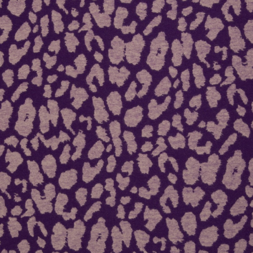 Preview: Jacquard Jersey - Emily Leo - frost/petunia
