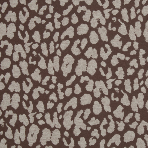 Preview: Jacquard Jersey - Emily Leo - naturweiß/peppercorn
