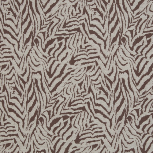Preview: Jacquard Jersey - Emily Tiger - naturweiß/peppercorn