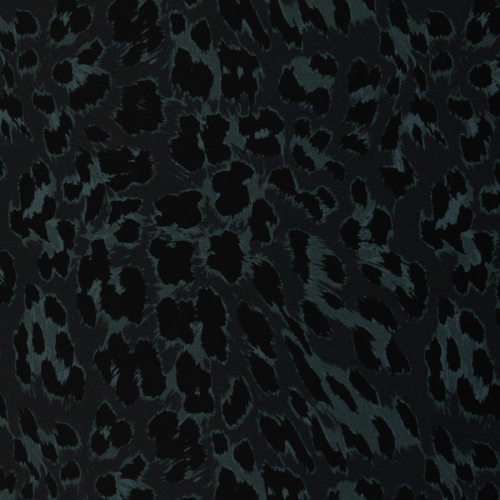 Preview: Viskose - Leo - schwarz/anthrazit - Bordure Studio - Swafing by Kibadoo