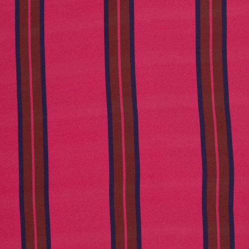 Viskose - Stripes - deep claret/pink - Bordure Studio - Swafing by Kibadoo
