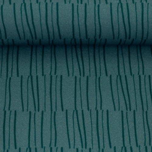 Viskose - Striple - gulf/coast - Bordure Studio - Swafing by Kibadoo