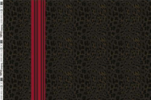 Preview: Modal French Terry - Leo Streifen - rot/anthrazit - Swafing by Kibadoo