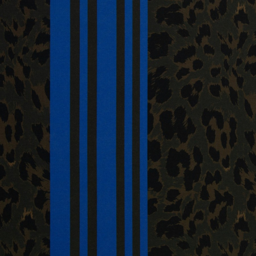 Modal French Terry - Leo Streifen - blau/anthrazit - Swafing by Kibadoo