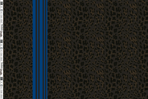 Preview: Modal French Terry - Leo Streifen - blau/anthrazit - Swafing by Kibadoo