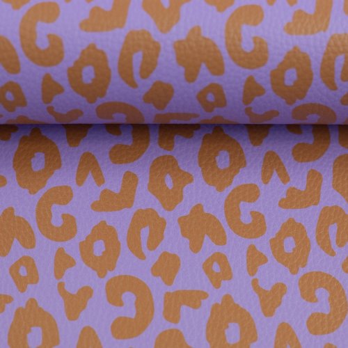 Kunstleder - Happy Collection - Leo - flieder/terracotta - Swafing by Cherry Picking