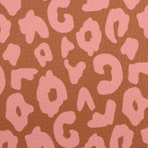 Preview: Kunstleder - Happy Collection - Leo - terracotta/rosa - Swafing by Cherry Picking