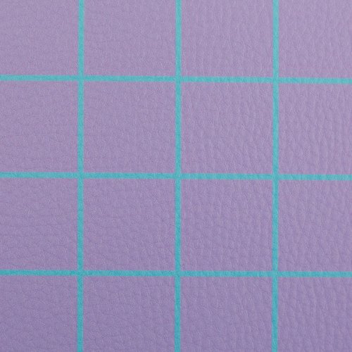 Preview: Kunstleder - Happy Collection - Karos - flieder/türkis - Swafing by Cherry Picking