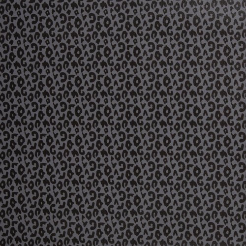 Preview: Kunstleder - Brush & Wild - Leo - grau/dunkelgrau - Swafing by Cherry Picking