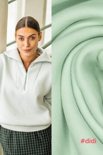 Sweat - Micky - heavy jogging - blue blush - Fibremood