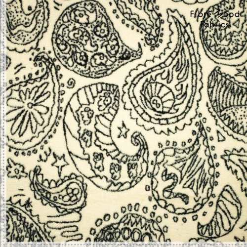 Teddyplüsch - white/black - Fibremood Spezial No. 4