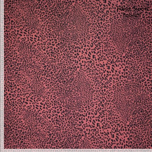 Sweat - recycled heavy jogging - Leopard - red - Fibremood Spezial No. 4
