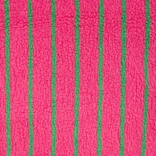 Preview: Teddy Plüsch - Lulu Stripes - pink/grün