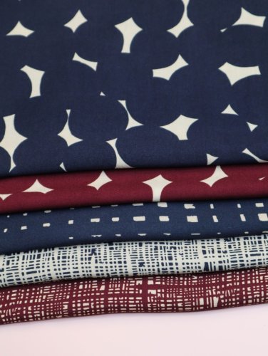 Viskose mit LENZING™ ECOVERO™ Fasern - Dotty - dark navy - MeetMilk