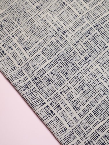 Preview: Viskose mit LENZING™ ECOVERO™ Fasern - Path - dark navy - MeetMilk