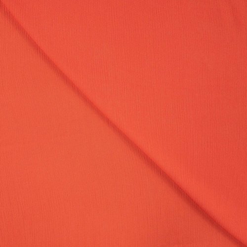 Viskose Crincle - uni - coral