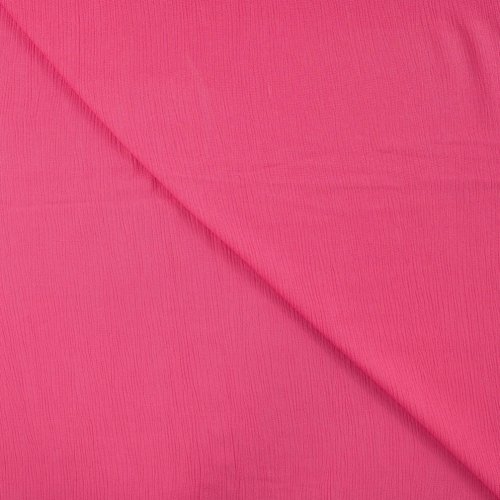 Viskose Crincle - uni - fuchsia
