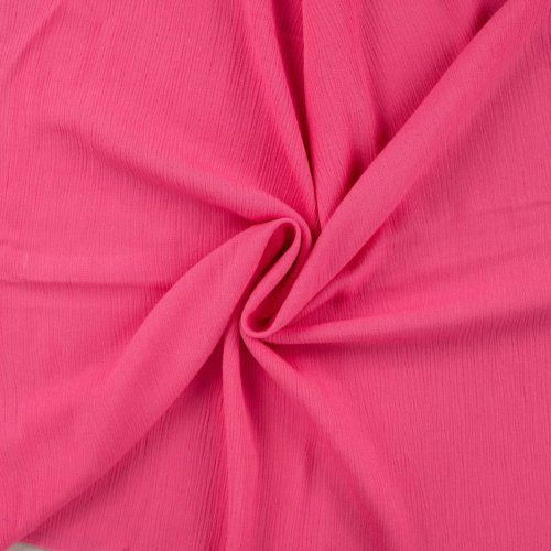 Viskose Crincle - uni - fuchsia
