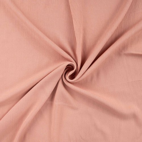 Viskose Crincle - uni - dusty salmon