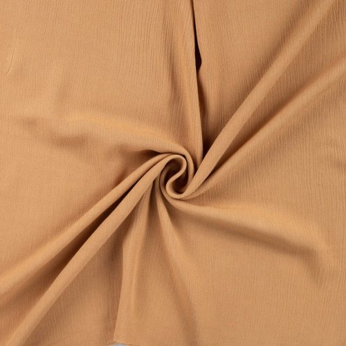 Viskose Crincle - uni - caramel