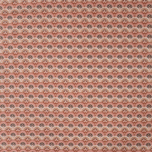 Preview: Rib Jersey - Vesta Flowers - sand/rose