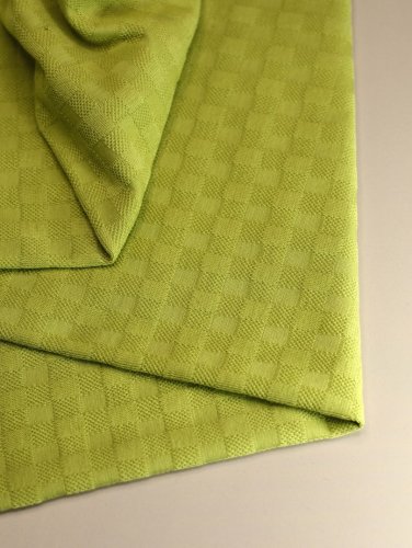Bio Jacquard Jersey - Chess Knit - mellow moss - Mind the Maker