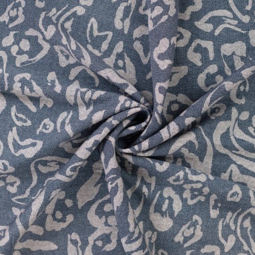 Viskosegemisch - Arjan Leo Struktur - denim