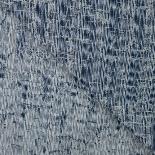 Preview: Jacquard Denim - Gridlinie - blue