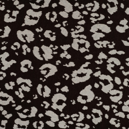 Preview: Heavy Jacquard - Leopard - dark brown