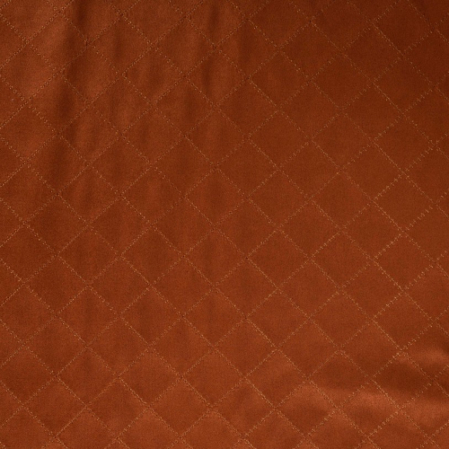 Preview: Scuba Suede - Wildlederoptik - gesteppt - Diamond - rost