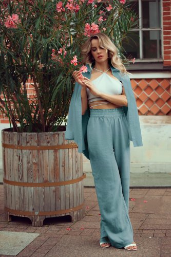 Baumwolle - Vintage washed - grau