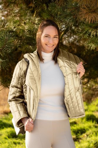 Preview: RESTSTÜCK 1,60m !!! - Jackenstepper - Glossy - creme