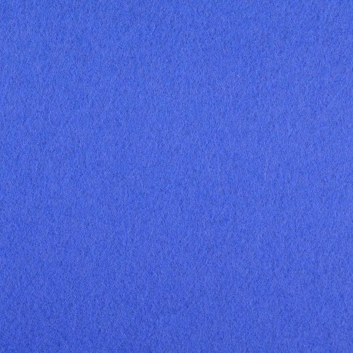 Wollfleece - uni - royalblau