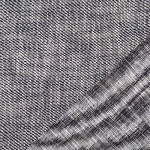 Preview: Baumwollgemisch - Tweed - meliert - dunkelblau