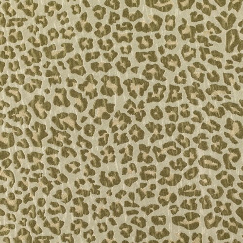 Preview: Jackenstoff Jacquard mit Glitzer - Leo - olive