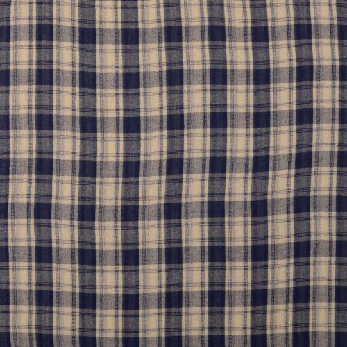 Preview: Doubleface Musselin - Rustic Check and Stripes - jeans