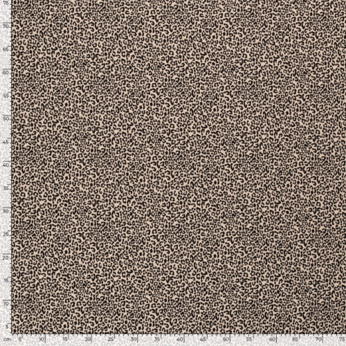 RESTSTÜCK 0,30m !!! - Jersey - Roara Leo - sand/black