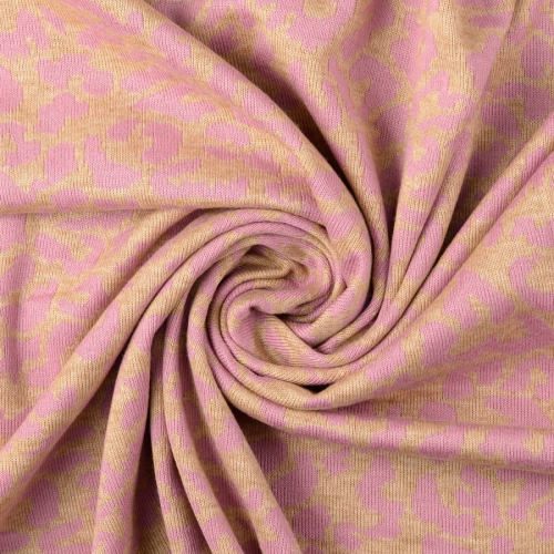 Viskosestrick - Iven Leo - rosa/sand
