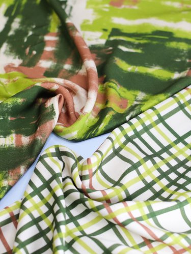 Viskose Twill mit LENZING™ ECOVERO™ Fasern - Videy Brush - willow grove - Mind the Maker