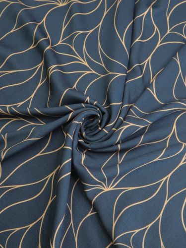 Preview: RESTSTÜCK 0,70m !!! - Viskose Twill mit LENZING™ ECOVERO™ Fasern - Serena - storm - Mind the Maker