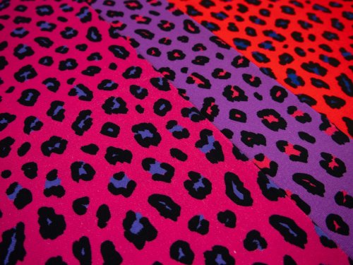Preview: Canvas - Abby Leo - pink/lila/schwarz - Swafing