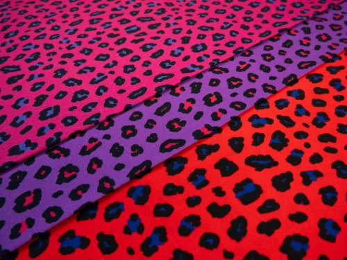 Canvas - Abby Leo - blau/rot/schwarz - Swafing