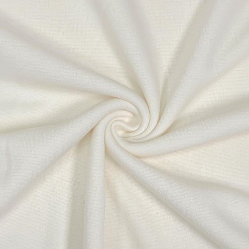 Viskose Strick Jersey - Merino Touch - uni - ecru