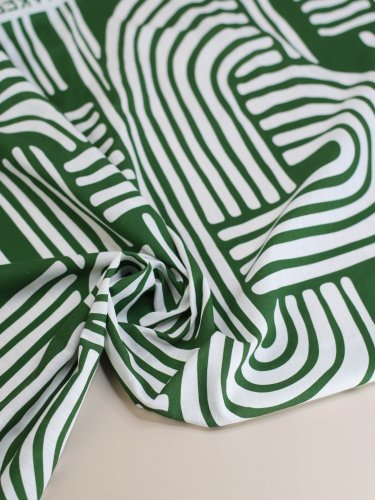 Baumwoll Leinen - Over the Rainbow - verdant green - Mind the Maker