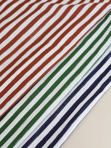 Baumwoll Leinen - Lined up - verdant green - Mind the Maker