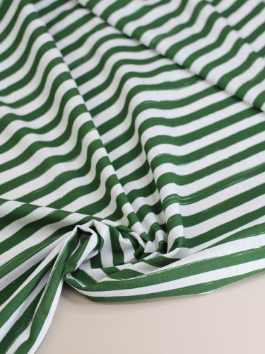 Baumwoll Leinen - Lined up - verdant green - Mind the Maker